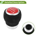 thumbnail image 4 of Unique Bargains Gear Shift Knob 6 Speed Manual Stick Shifter Knob for Subaru Impreza WRX 2009-2018 Plastic Faux Leather, 4 of 6