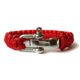 thumbnail image 3 of Pulsera de acero inoxidable para acampar al aire libre para hombre, cuerda de paracaídas Paracord W,4, 3 of 3