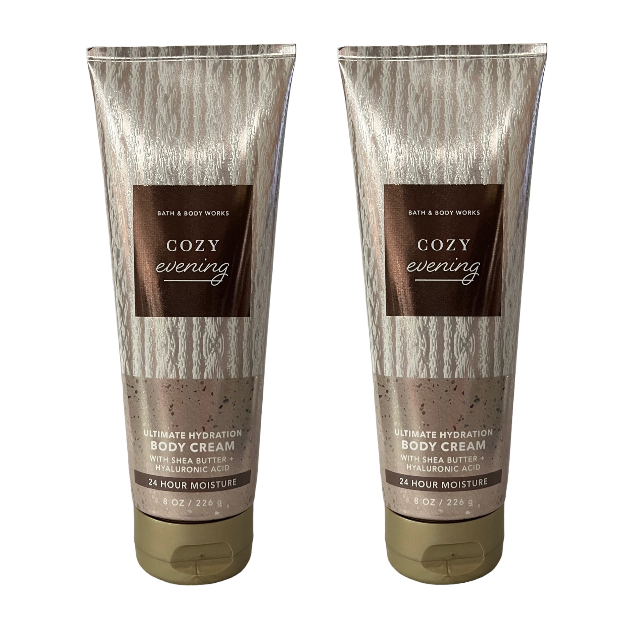 Bath and Body Works Cozy Evening Ultimate Hydration Body Cream Set 8 fl