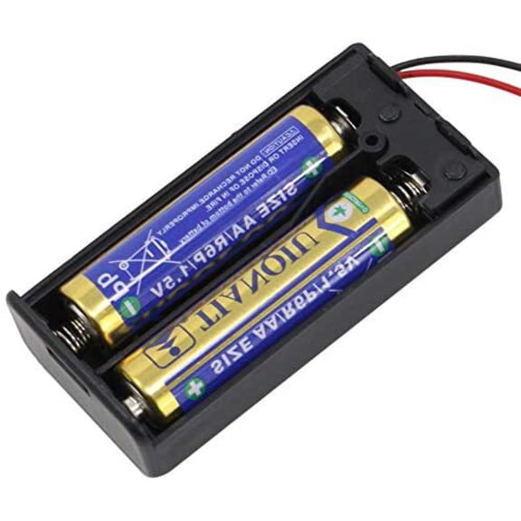 2xAA Battery Cage with JST Connector, On/Off Switch Replacement for BBC micro:bit