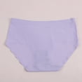 thumbnail image 4 of Women Seamless Silk Briefs One Piece Summer Breathable Cool Silk Panties Underwear, 4 of 7
