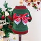 thumbnail image 5 of Ropa para perros Mano de obra fina Pajarita Suave Cómodo Ligero Mantener caliente Poliéster Elementos navideños Suéter para perros para el invierno Qinhai - Verde S-Dontodent Kuyhfg Sin marca, 5 of 5