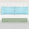 thumbnail image 3 of Elegant Comfort Ultra Soft Set of 2 Sea Waves Pint Pillowcases - 1500 Series Microfiber, Soft and Smooth Envelope Closure 2-Piece Pillow Covers - Standard/Queen, Wave Aqua, 3 of 6