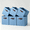 Blue, variant on GRANNY SAYS Cube Storage Bins with Leather Handles, 11 Inch Collapsible Fabric Storage Bins for Closet Organization, Clothing Storage Bins for Shelves, 6-Pack, Khai