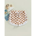 thumbnail image 3 of Hirigin Toddler Baby Boy Girl Summer Shorts Checkerboard Plaid Pants 6 12 18 Months 2T 3T Elastic Waist Drawstring Jogger Short Pants, 3 of 8