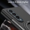 thumbnail image 6 of For Samsung Galaxy Z Fold 4 Case with Screen Protector, Grip Ring Kickstand Shockproof Hard PC Back Cover Anti-Scratch Bumper Drop Protection Slim Fit Phone Case for Samsung Galaxy Z Fold 4, Black, 6 of 7