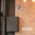 thumbnail image 3 of Shisuyan Room Decor Wall Man Statue Industrial Style 1Pack 3.7X3.3X2.8In, 3 of 8