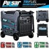 Pulsar 9500W Tri Fuel Gasoline Propane Natural Gas Portable Inverter Generator w/Remote Start & CO Sentry for Home Use GS95TiSCO