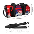 thumbnail image 2 of Honeii 4th of July Gnomes Print Duffle Bag and Adjustable Strap,Foldable Travel Duffel Bags for Men Women,Waterproof Duffel Bags, 2 of 6