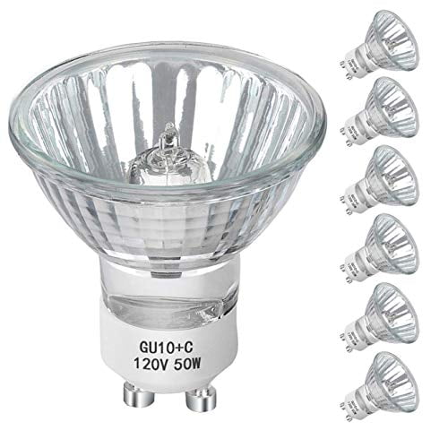 SPECIAL OFFER 6pcs Halogen Light Bulbs GU10 40w = 50w 240V Dimmable Bulb 