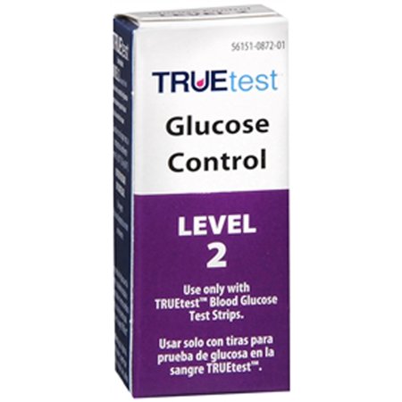 Truetest, Glucose Control Solution, Level 2 - 1 ea.