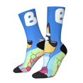 thumbnail image 1 of Goofa Bluey Printed Men's Crew Socks, Soft Durable Breathable Moisture-Wicking with Odor Control Cotton socks, 1 of 6