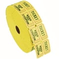 thumbnail image 2 of 8-Tickets Roll of 2000 Double Tickets, (16,000) 50/50 Raffle, Carnival, Auction, Fundraiser, Bingo or Drink Tickets, Assorted Colors, 2 of 9