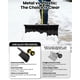 thumbnail image 5 of Yeshouse Pala quitanieves resistente con ruedas, cuchilla de acero ajustable, empujador manual ideal para limpiar nieve en entradas de vehículos y aceras sin dañar la espalda, 5 of 8