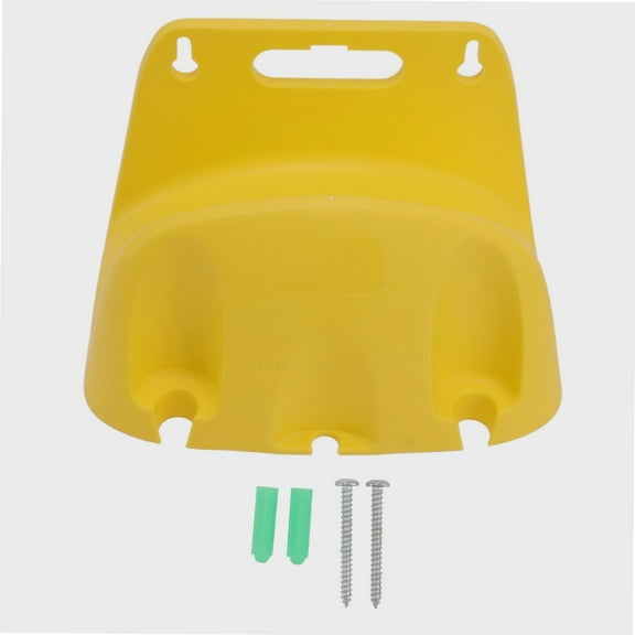 Water Pipe Reel Bracket, Wall Bracket Hose Storage Reel Holder Garden Hose Pipe Hanger for Garden Irrigation, Car Washing (Yellow)