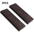 thumbnail image 2 of Ebony/Ebony Wood Timber Blank Faded Resistor Instrument Ebony Blank DIY Material 2 Pieces Musical Instrument Wood Block Supplies Gadget Accessories, 2 of 10