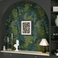 thumbnail image 6 of VEELIKE Green Fern Forest Wallpaper Peel and Stick Botanical Wallpaper 17.7"x118" Tropical Wallpaper for Bedroom Bathroom Self Adhesive Green Contact Paper Removable Vinyl Roll for Cabinets Liners, 6 of 8