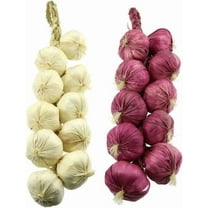 2pcs Artificial Onion String Fake Vegetable Home Party Christmas Harvest Decoration