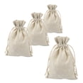 thumbnail image 4 of Luxshiny 4Ud Bolsas Beige Para Sachets De Lavanda Y Especias Con De Cordón Resistente, 4 of 8