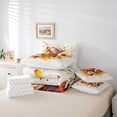 thumbnail image 5 of Homewish 7 Pieces Rugby Sports Comforter Set, Queen - Rose Flower (Maple Leaf), 5 of 7