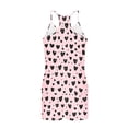 thumbnail image 5 of Kaemgyyd Womens Tank Top Pajama Set Comfy Sleeveless Sleepwear Print Racerback Camisole and Biker Shorts 2 Piece Pjs Outfit Loungewear, 5 of 7