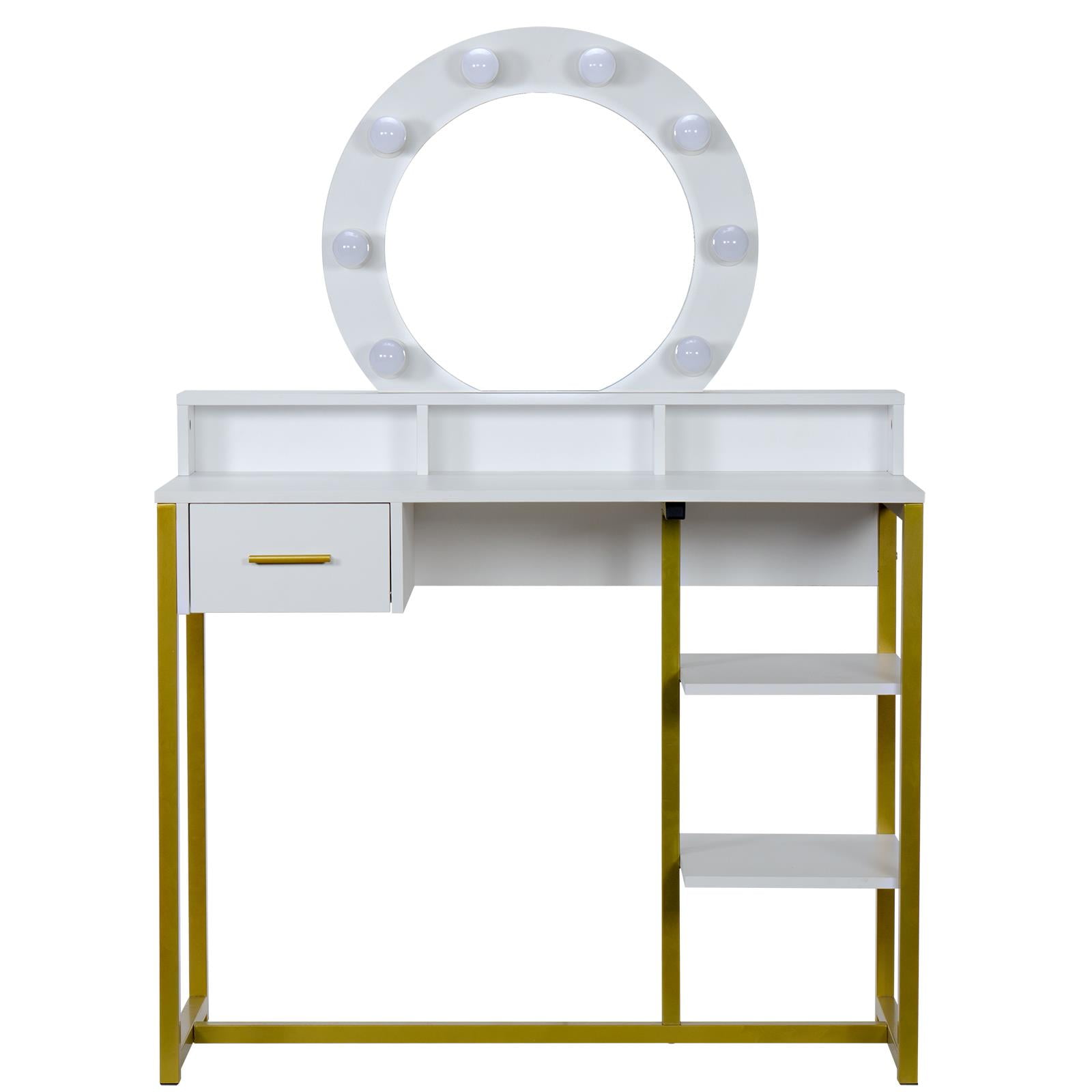 Buy Ktaxon Vanity Table with Lighted Mirror, Makeup Vanity Dressing