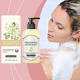 thumbnail image 4 of HHBEAUTY Jasmine Body Wash, Moisturizing Shower Gel with Real Jasmine Petals, Botanical Oils & Niacinamide, Rich Lather, Luxury Shower Gel for Women & Men, Long-Lasting Natural Fragrance, 4 of 9