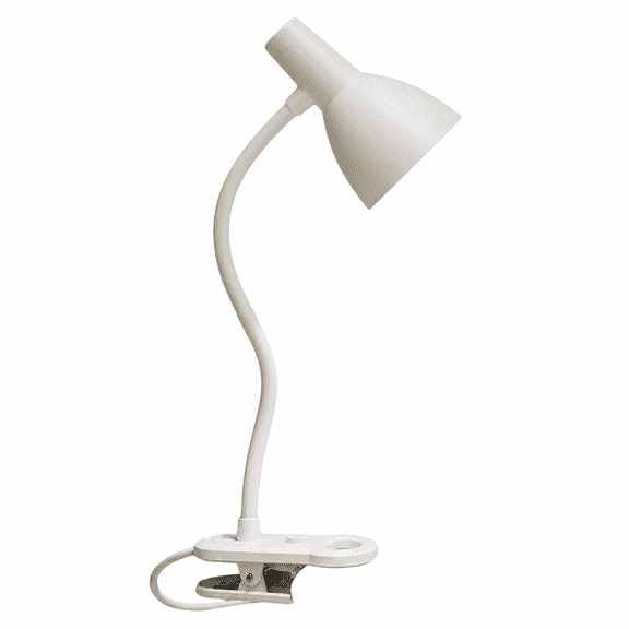 MONTERA Clip-On Desk Lamp, USB Powered LED Reading Light, 3000K-6000K, 12.4 in, White