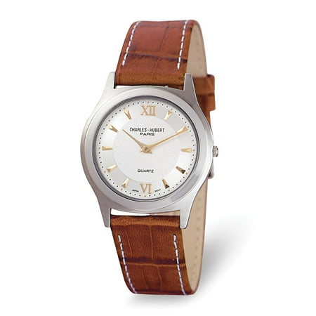 Charles-Hubert Paris Men's Charles-Hubert- Paris Stainless Steel Case Quartz Watch #3705