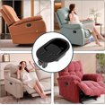 thumbnail image 5 of Recliner Replacement Parts - Replacement Recliner Handle Chair Sofa Couch Release Replacement Metal Handle Black Metal Pull Recliner Handle 2pcs, 5 of 5