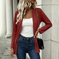 thumbnail image 6 of Guluxicc Women's Lounge Jackets Open Front Long Sleeve Everyday Wear Tops for Spring Summer Casual Outfits, 6 of 8