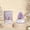 W1415 Purple Christmas Tree Music Box, 276 pieces, variant on Creative Christmas Tree Building Block Music Box, DIY Assemble Desktop Decor Ornament, Ideal Christmas Holiday Gift