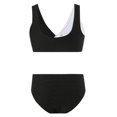 thumbnail image 4 of Teen Girls Swimsuits 2 Piece Cute Bikini Swimwear Solid Color Toddler Girl Bathing Suit 11-12 Years, 4 of 4