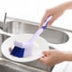 thumbnail image 5 of Cepillo Azul para Lavar Platos con Mango para Ollas, Sartenes y Limpieza de Cocina - Cerdas Duraderas, Orificio para Colgar, 5 of 7
