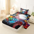 thumbnail image 2 of Erosebridal Boys Gaming Console Twin Sheet Sets,Gamepad Gamer Baseball Game Bedding For Kids 3 Pieces, 2 of 6