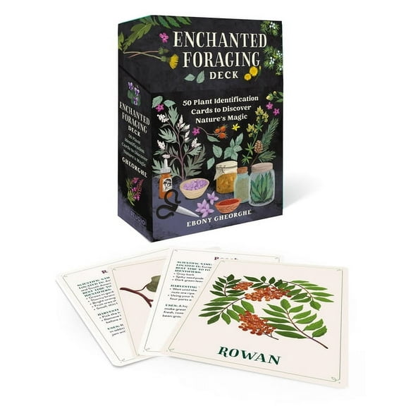 Enchanted Foraging Deck : 50 Plant Identification Cards to Discover Nature's Magic (Cards)