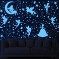 thumbnail image 4 of Adhesivos de pared Huimdery que brillan en la oscuridad con forma de unicornio y estrellas, 4 of 8