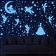 thumbnail image 4 of Adhesivos de pared Huimdery que brillan en la oscuridad con forma de unicornio y estrellas, 4 of 8