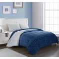 thumbnail image 3 of Casa Ombre Metallic Comforter Set, Full/Queen, Navy, 3 of 5