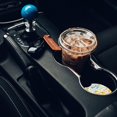 thumbnail image 4 of SPEKSEE Colorful Flowers Print Ceramic Car Interior Coasters 2 Pack, Anti Slip 2.56 Inch Absorbent Cup Mat Interior Accessories Fit for Most Cars, 4 of 7