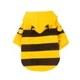 thumbnail image 2 of Halloween Bee for Small Dogs and Cats, Classic Hoodie with Antennae and Pompom, Bumblebee Striped Style, 2 of 7