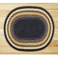 thumbnail image 3 of Earth Rugs 03-079 Tapis Ovale Bleu Clair-Moutarde, 3 of 3