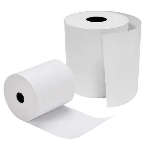 10 Rollos de papel térmico 80x70 o 80mm OEM para impresoras punto de venta
