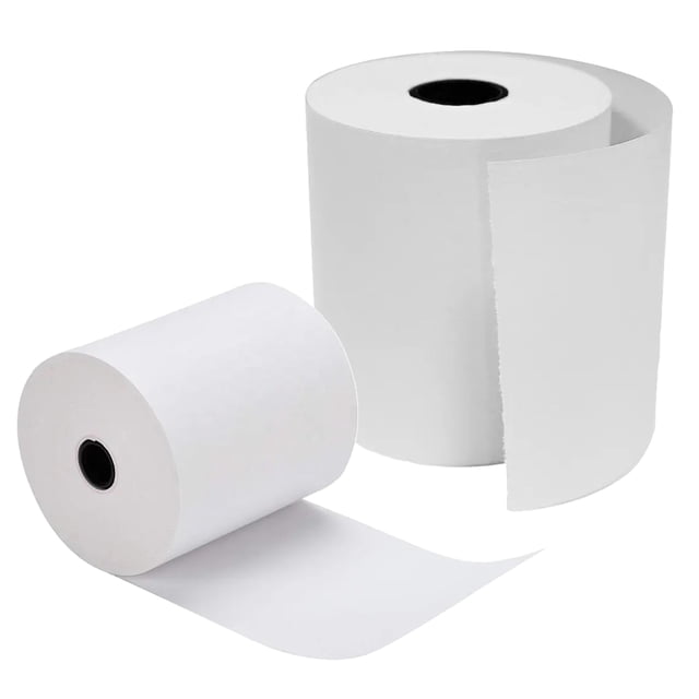 10 Rollos de papel térmico 80x70 o 80mm OEM para impresoras punto de venta