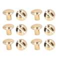 thumbnail image 2 of Metal Nail Rivet Studs, 200 Sets Curved Surfaces Book Binding Screw  For DIY Leather Gold, 2 of 8