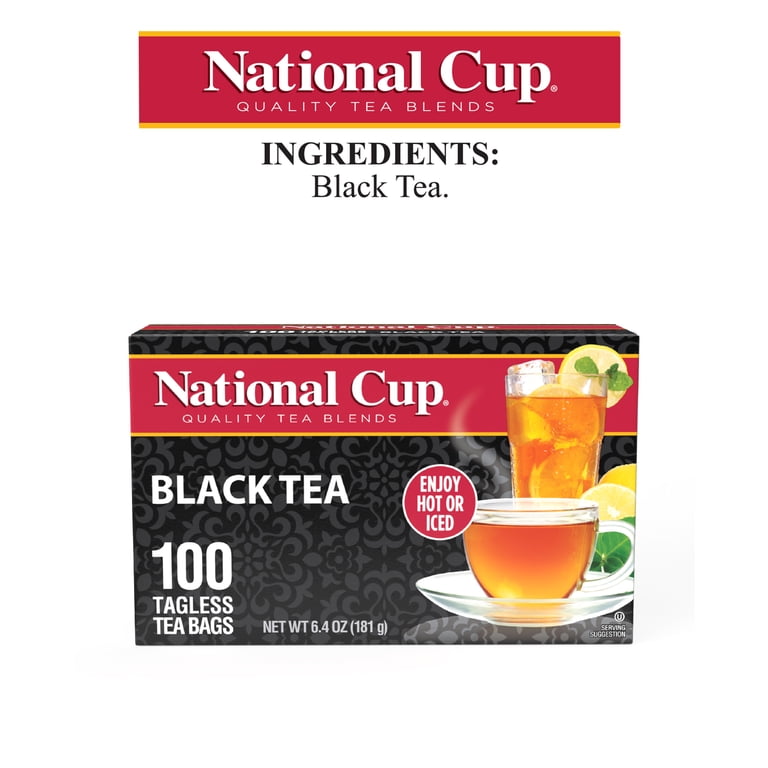 National Cup Family Size Box, Hot Drinks, Tagless Orange Pekoe and