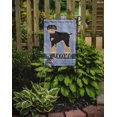 thumbnail image 2 of Carolines Treasures CK3772GF Schnoodle Welcome Garden Size Flag, 2 of 3