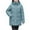 Green, variant on HAPIMO Women Quilted Coat Midi Length Long Sleeve Puffer Jacket Solid Detachable Hooded Padded Coats Thick Warm Winter Outerwear Pockets Button Cotton Black L