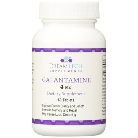 Galantamine - Lucid Dreaming & Nootropic Supplement - 4 Mg - 60 (Best Lucid Dreaming Supplements)