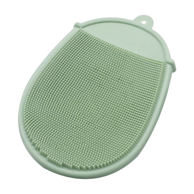 Multi functional double-sided bowl with brush, vegetable and fruit cleaning brush, super thick surface brush, cleaning brush, cleaning cloth, oil-free